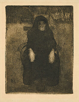 Paula Modersohn-Becker - Sitzende Alte, 79527-295, Van Ham Kunstauktionen