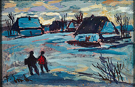 Frantisek Emler - Winterlandschaft, 77322-6, Van Ham Kunstauktionen