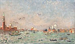 Andre Hambourg - Le Matin bassin Saint Marc a Venise, 55514-1, Van Ham Kunstauktionen