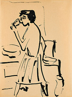 Ernst Ludwig Kirchner - Morgentoilette Trinkende, 76949-50, Van Ham Kunstauktionen