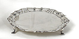 Kleiner George II Salver, 50402-5, Van Ham Kunstauktionen