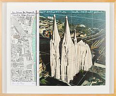 Christo - Mein Koelner Dom Wrapped Project For Cologne - Germany, 73612-26, Van Ham Kunstauktionen