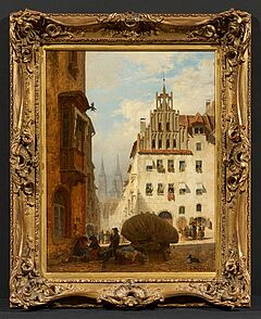 Karl Weysser - In der Altstadt von Nuernberg, 75422-4, Van Ham Kunstauktionen