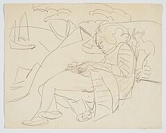Ernst Ludwig Kirchner - Schlafende am Strand von Fehmarn, 73022-1, Van Ham Kunstauktionen