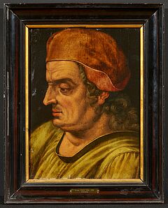 Frans Floris - Mann mit roter Kappe im Profil, 77049-2, Van Ham Kunstauktionen