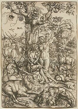 Lucas Cranach dAE - Der Suendenfall Adam und Eva im Paradies, 76309-4, Van Ham Kunstauktionen