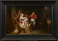 David III Ryckaert - Interieur mit Bauernfamilie, 69961-5, Van Ham Kunstauktionen