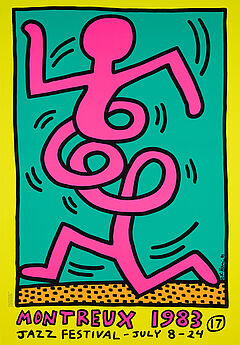 Keith Haring - Konvolut von 3 Plakaten zum Jazz Festival in Montreux, 77769-17, Van Ham Kunstauktionen