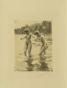 Anders Leonard Zorn - Zwei Badende, 65416-26, Van Ham Kunstauktionen