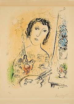 Marc Chagall - Selbstbildnis, 77671-34, Van Ham Kunstauktionen