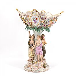 Meissen - Tafelaufsatz mit Bacchanten, 80076-8, Van Ham Kunstauktionen