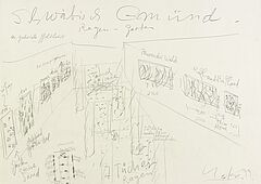 Guenther Uecker - Schwaebisch Gmuend  Regen - Garten, 56292-1, Van Ham Kunstauktionen