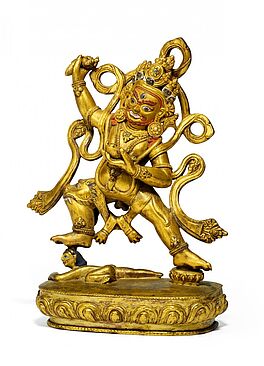 Grosse Figur des Mahakala, 65689-15, Van Ham Kunstauktionen