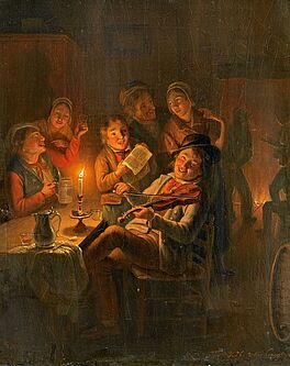 Jan Hendrik van Grootveld - Geselliges Musizieren in der Taverne, 55541-10, Van Ham Kunstauktionen