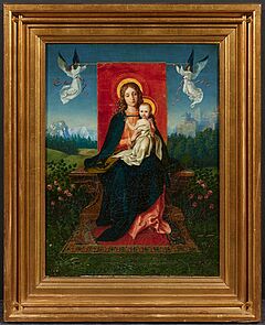Alexander Maximilian Seitz - Thronende Maria mit dem Christusknaben, 77691-1, Van Ham Kunstauktionen