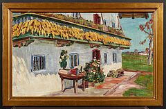 Arnold Balwe - Bauernhaus mit Mais, 77731-18, Van Ham Kunstauktionen