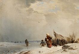 Carl Hilgers - Winterlandschaft, 55595-1, Van Ham Kunstauktionen