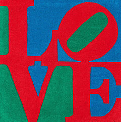 Robert Indiana - Teppich Classic Love, 69980-2, Van Ham Kunstauktionen