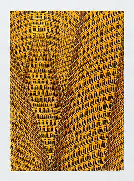 Annette von der Bey - Turmbau zu Babel I 1 Blatt aus einer Serie von 3 Arbeiten, 56801-4244, Van Ham Kunstauktionen