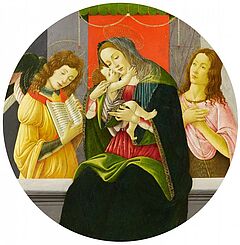 Sandro Botticelli - Madonna mit dem Kind Johannes dem Taeufer und einem Engel, 47640-16, Van Ham Kunstauktionen