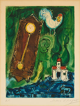 Marc Chagall - LHorloge, 79645-1, Van Ham Kunstauktionen