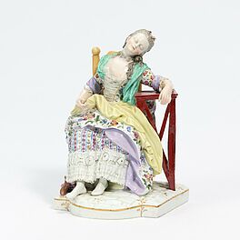 Wohl Meissen - Schlafende Louise, 73185-31, Van Ham Kunstauktionen