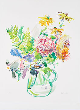 Oskar Kokoschka - Sommerblumen in Glaskrug, 73673-7, Van Ham Kunstauktionen