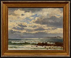 Emanuel Larsen - Wolken ueber dem Meer, 77363-15, Van Ham Kunstauktionen