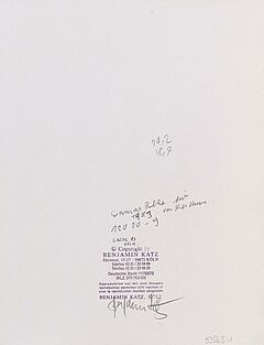 Benjamin Katz - Auktion 337 Los 790, 53563-1, Van Ham Kunstauktionen