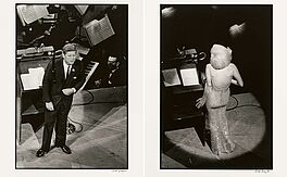 Bill Ray - President John F Kennedy after Marylin Monroe sang Happy Birthday to himMarylin Monroe singing Happy Birthday to President John F Kennedy Madison Square Garden NY 1962, 68004-342, Van Ham Kunstauktionen