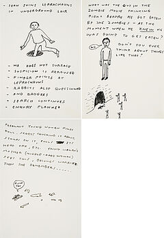 David Shrigley - Konvolut von 3 Zeichnungen, 77669-326, Van Ham Kunstauktionen