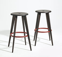 Vitra - Zwei Barhocker Tabouret Haut, 68006-84, Van Ham Kunstauktionen