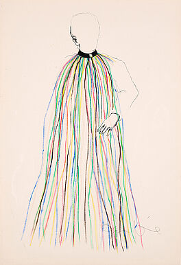 Jim Dine - Dorian Gray in Multi-coloured Vinyl Strip Cape Aus The Picture of Dorian Gray, 76700-4, Van Ham Kunstauktionen