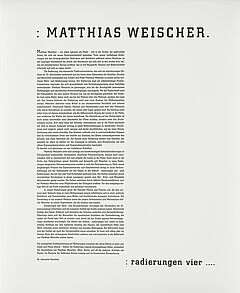 Matthias Weischer - radierungen vier Matthias Weischer, 300004-5193, Van Ham Kunstauktionen