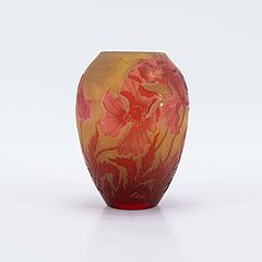 Emile Galle - Vase mit Mohndekor, 76257-31, Van Ham Kunstauktionen