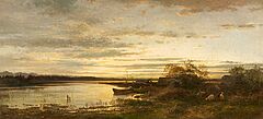 Josef Wenglein - Abendstimmung am Chiemsee, 79382-6, Van Ham Kunstauktionen