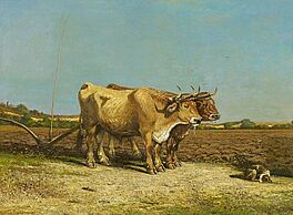 Rosa Bonheur - Ochsengespann, 59252-1, Van Ham Kunstauktionen