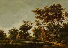 Cornelis Snellinck - Dorflandschaft, 74241-1, Van Ham Kunstauktionen