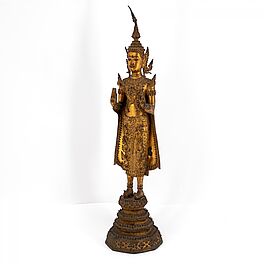 Stehender Buddha im Fuerstenschmuck, 79955-47, Van Ham Kunstauktionen