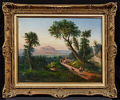 Johann Jakob Frey - Blick auf Palermo mit dem Monte Pellegrino, 79629-4, Van Ham Kunstauktionen