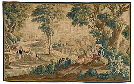 Aubusson - Tapisserie mit laendlichem Idyll, 58953-8, Van Ham Kunstauktionen