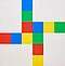 Richard Paul Lohse - 2 + 2 gleiche verschraenkte Farbrhythmen an vier weissen Feldern rot, 73178-4, Van Ham Kunstauktionen