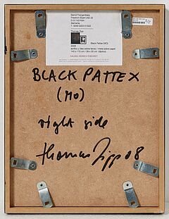 Thomas Zipp - Black Pattex Mo, 79213-5, Van Ham Kunstauktionen