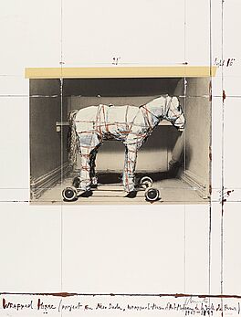 Christo - Wrapped Horse Project for Neo-Dada Wrapped, 74231-2, Van Ham Kunstauktionen