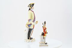 Meissen - Zwei Soldaten in Uniform, 75074-20, Van Ham Kunstauktionen