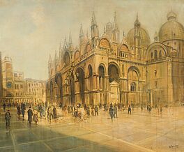 Otto Hamel - Der Markusplatz in Venedig, 75365-12, Van Ham Kunstauktionen