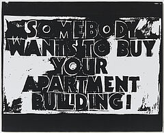 Andy Warhol - Somebody wants to Buy Your Apartment Building Negative, 79528-2, Van Ham Kunstauktionen