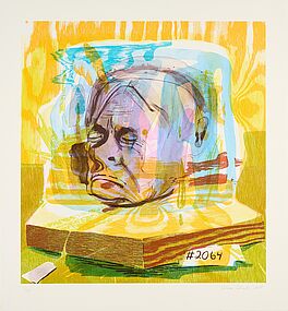 Dana Schutz - Ohne Titel Head of Timothy Leary fuer Parkett 75, 77046-46, Van Ham Kunstauktionen