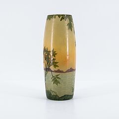 Legras  Cie - Vase mit Schwaenen und See, 76257-32, Van Ham Kunstauktionen