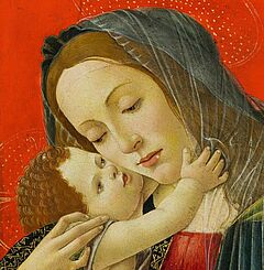 Sandro Botticelli - Madonna mit dem Kind Johannes dem Taeufer und einem Engel, 47640-16, Van Ham Kunstauktionen